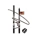 Waterproof Brown Waterline Eyeliner Gel Pencil,1pcs Eyeliner Gel Smudge Proof Cream Gel Eye Liner Brightener Pencil With Sharpener,Long Stay Smooth Matte Eyeliners Women Eye Highlight Makeup Pen-06