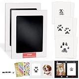 MYPAWLETS Inkless Paw Print Kit,Mess-Free Paw Print Stamp Pad for Dogs Cat,Pet Safe Clean Touch Ink Pad,Dog Nose Print Kit,Pet Paw Print Impression Kit Keepsake,Personalized Pet Lover,Dog Mom Gift-2M
