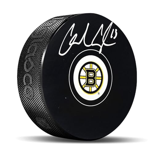Officially Licensed Charlie Coyle Signed Boston Bruins Hockey Puck