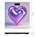 Imagen de Báscula de corazones morados para peso corporal