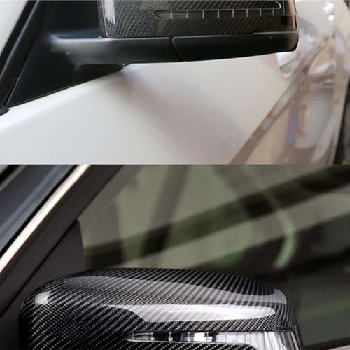 Coque rétroviseur Mercedes carbone anti-rayure W176 W204 C117