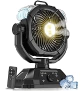 Amazon | 【32000mAh大容量 風量100段階】ONRIU キャンプ 扇風機