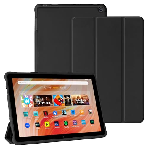 TQQ P[X Amazon Kindle Fire HD 10^ubgP[X(13A2023N)10.1C` - XO܂X^hJo[P[X Amazon Fire Tablet 10 2023p EFCN/X[v@\t (