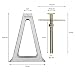 ECD Germany Conjunto de 4 caballetes para caravana - En aluminio -...