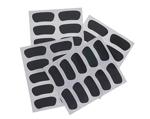 Coonium None-Sliding Temporary Tattoo Football Black Eye Stickers Strips For Kids And Adults, Baseball Football Sport Game Accessories, No Peeling Off, Pack Of 50 Pairs #TOP3