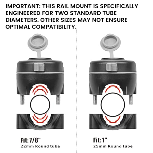 image for Hitorhike Fishing Rod Holder Universal Fit Kit with Mount Allows for 3