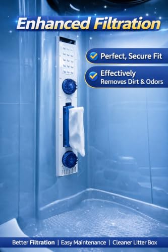Image of SANAVYA Washer Lint Filter Compatible for Whirlpool E-50 Semi Automatic Washing Machine - Dust Collector Net Bag 12.2 cm x 3 cm Blue Colour Pack of 2