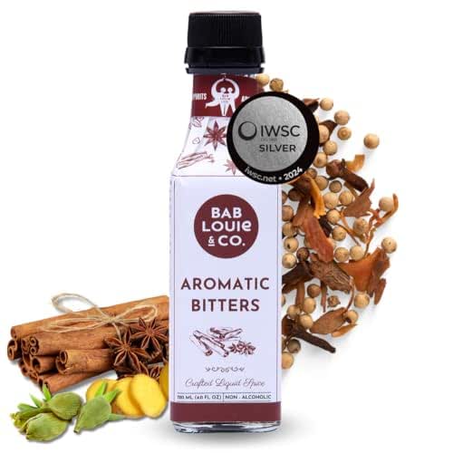Bab Louie & Co. Aromatic Bitters for Cocktails, Non Alcoholic