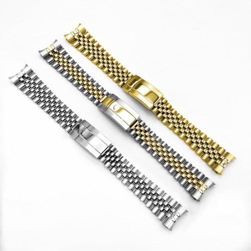 Bracelet montre acier inoxydable ajustable boucle déployante 20mm 21mm - 4