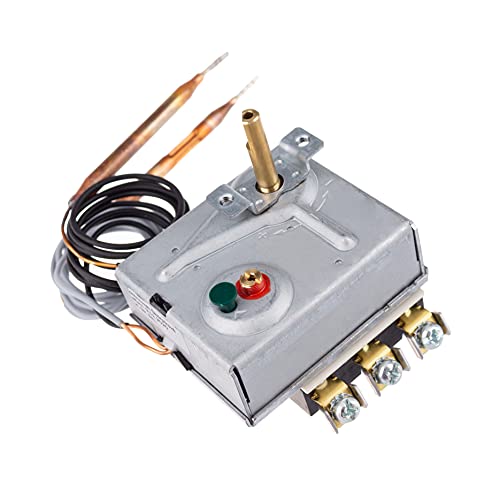 Thermostat kombiniert mit Thermosicherung Typ RAC, manueller Reset, Dreiphasenthermostat 20/3,3A / 400V (7 – 77°C / M4x8, 45°C)