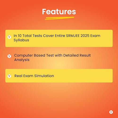 Image of Vedantu SRMJEE Online Test Series 2025 | 10 Full-Length Mock Tests | Covers Complete SRM University Entrance Exam Syllabus | Computer-Based Practice with Performance Analysis [Email Delivery in 4 hours No CD-ROM]