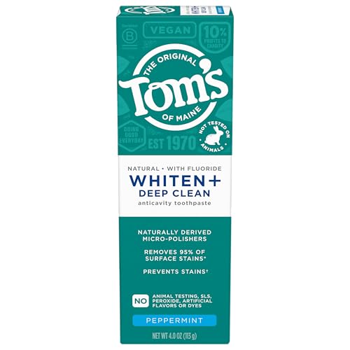 Tom's of Maine Whiten Plus Deep Clean Whitening Toothpaste の商品画像 8