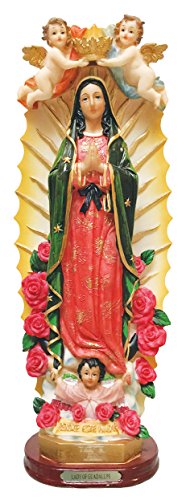 Estatua de la Virgen de Guadalupe 40 cm miniatura 1
