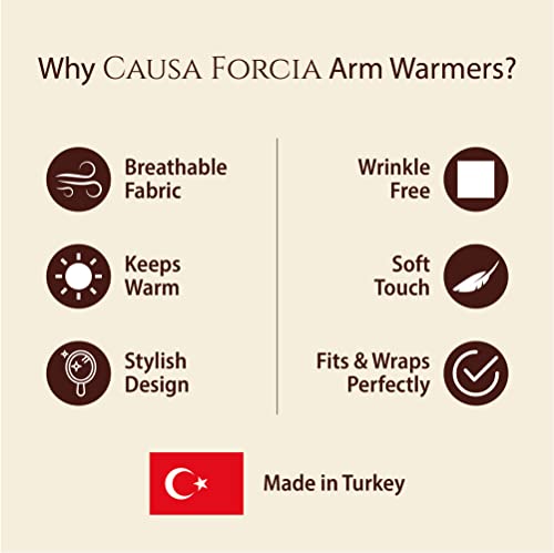 Causa Forcia Arm Warmers (Black) #TOP4