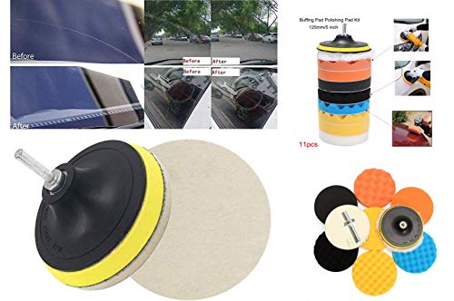 Image of DIY Crafts Pack Of 12 Pcs, 3inch Multi Color Kit, 1 inch /2 inch /3 inch /4 inch /5 /6 inch /7 inchinch Felt Pads Waxing Buffing Polishing Sponge Car Polisher Car Polishing Woolen Buffer, Wa(Pack Of 12 Pcs, 3inch Multi Color Kit)