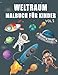 Weltraum-Malbuch für Kinder: Das Weltall-Buch mit +45 Motiven zum Ausmalen, inklusive Rätsel – ab 5 Jahren… Space Färbung Buch für Kinder VOL5