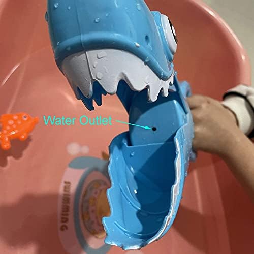 Baby Bath Toys Swimming Pool Shower Gifts Fun Bath Baby Toy for 1,2,3+ Year Olds Boy Girl Toddler Summer Bathtub Water Toys Shark Grabber Toy Fish Game Set Bath Toys No Mold for Kids Ages 3 4 5 6 7 8