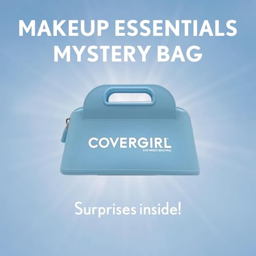 CoverGirl Makeup Essentials Mystery Bag, Stocking Stuffer Gifts, Exclusive CoverGirl Makeup Bag, 4 Full Size Products2
