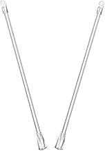 Uonlytech 2 Peças Varinha Cega Branca Vertical Persianas Haste Peças De Reposição Varinha De Inclinação Cega De Janela Persianas Verticais Abridor De Varinha Vara Varinha De Cortina Haste