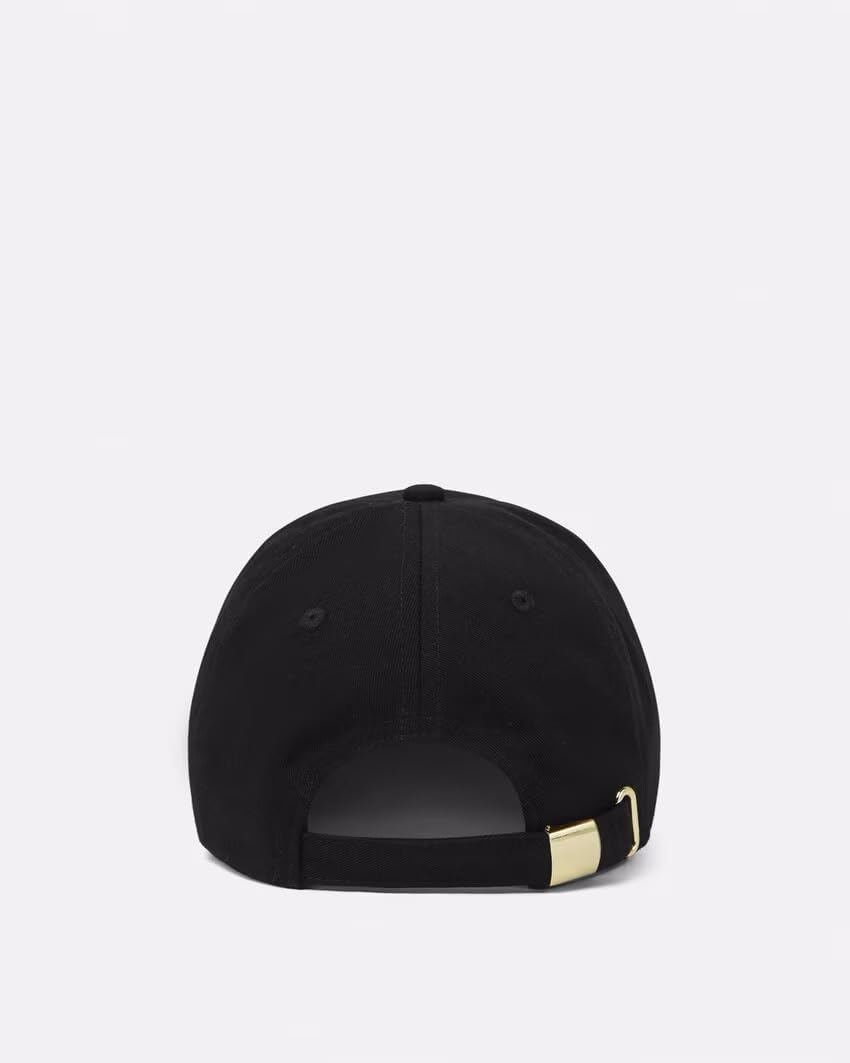 VERSACE JEANS COUTURE Black/Gold Classic Medallion Baseball Cap