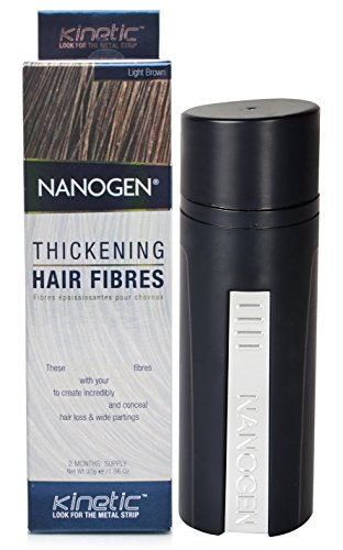 Image of Nanogen Thickening Hair Fibres Light Brown 30 gms