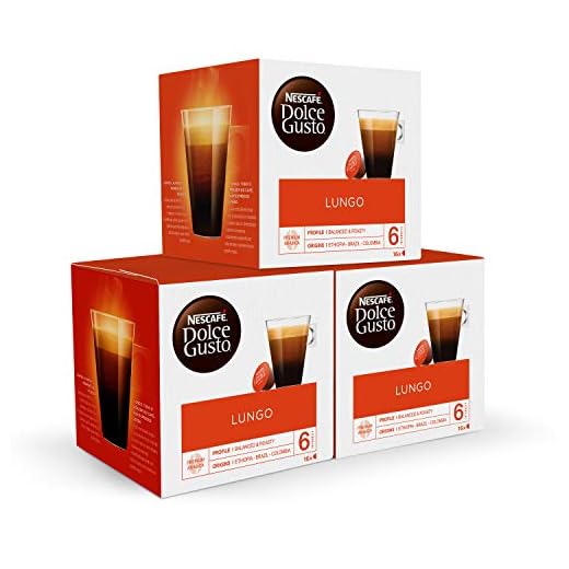 54 cápsulas Cafe Dolce gusto largo NESTLE solamente 11,9€ Cafe Dolce gusto CAFFE LUNGO | NESTLE Pack 3 cajas de 18 capsulas cada una