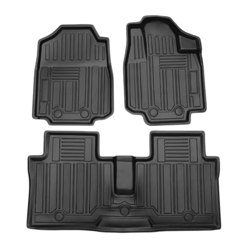 X AUTOHAUX スズキ スペーシア MK53S用フロアマット カスタムフィット 防水 全天候型保護 TPE 車用フロアライナー 3枚