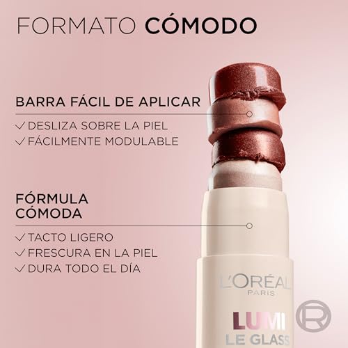L'Oréal Paris Lumi Le Glow Stick Cream Chic Iluminador en barra 7 gr - imagen 9