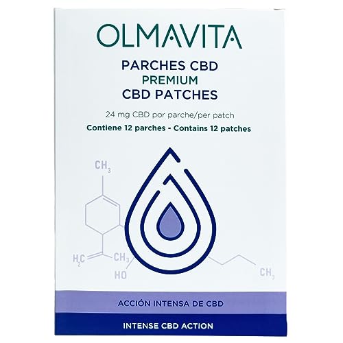 OLMAVITA - PARCHES CBD (12+3) CALIDAD PREMIUM CERTIFICADA. CBD procedente Cultivos Orgánicos Suizos...