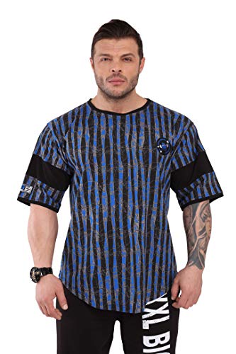 T-shirt surdimensionné en coton homme coupe ample musculation confortable
