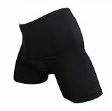 rakuneko GELパッドサイクルインナーパンツ (黒, L(80-86㎝))