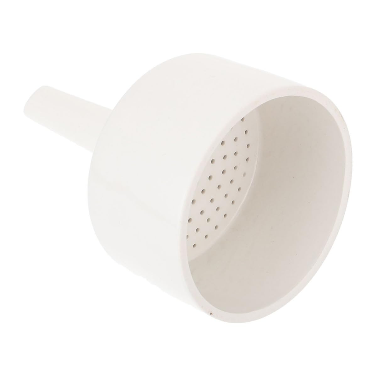 Embudo de Cerámica Filtro Cerámico Blanco para Laboratorio Superficie Lisa y Ecológica Adecuado para Procesos de Filtración en Laboratorio y Cocina