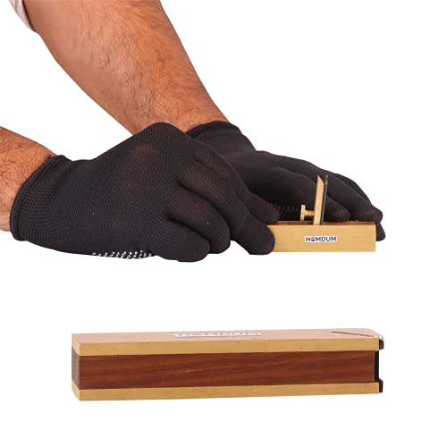 Image of Homdum 1 pc mini brass scraper plane antique rose wood Finish miniature Hobby brass planer for Wood Craft size 3 inch 75mm