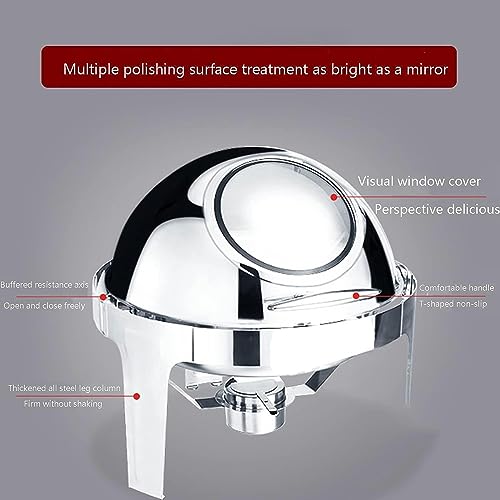Serveur de buffet en acier inoxydable durable pour grande table