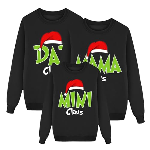 Suéter de Navidad genérico para mujer o Navidad, suéter de Navidad, para mujer, familia, manga larga, blusas navideñas, pijama de Navidad, suéter feo de Navidad, mujer, A02, medium