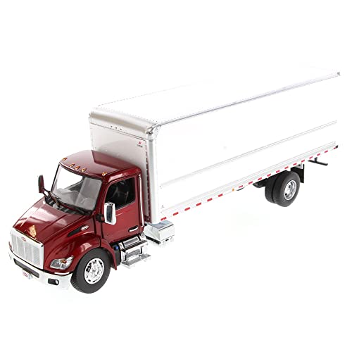 Modelo Diecast Masters Peterbilt 1:32 Rojo y Blanco miniatura 1