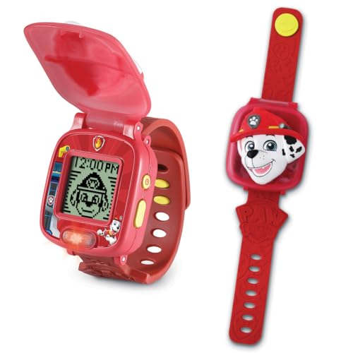 VTech - Relógio educativo Marshall, patrulha canina, brinquedo interativo para crianças + 3 anos, personaliza, brincar e aprender, versão ESP