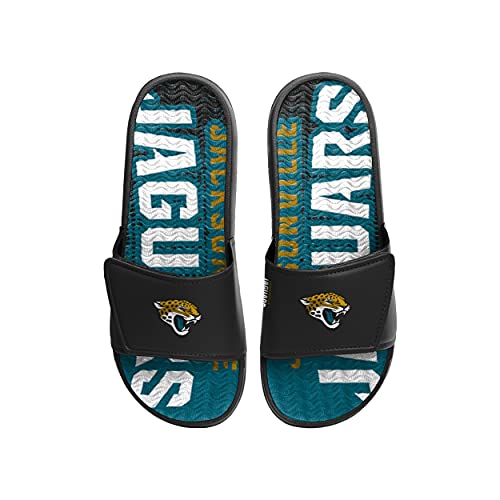 Image of FOCO New Orleans Saints NFL Mens Gradient Wordmark Gel Slide