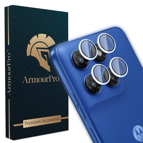 Image of ArmourPro Camera Rings Tempered Glass for Motorola G77 Power, Tough HD Individual Aluminum Alloy Rings 9H Camera Cover, Scratch-Resistant,Camera Lens Protection| Blue, 1 Pack