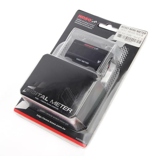 Indicador de batería de motocicleta con pantalla digital precisa y voltímetro mini impermeable 2