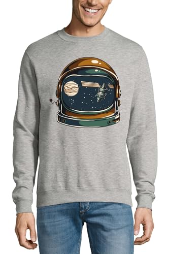Pull vintage rétro en coton de qualité supérieure coloris gris