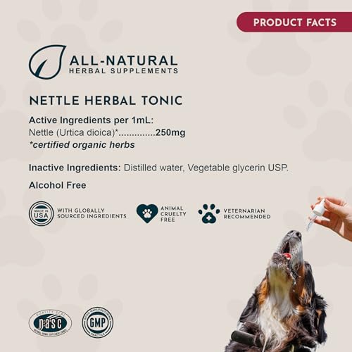 Animal Essentials Nettle Herbal Extract 2 fl oz Bottle - Thumbnail 7