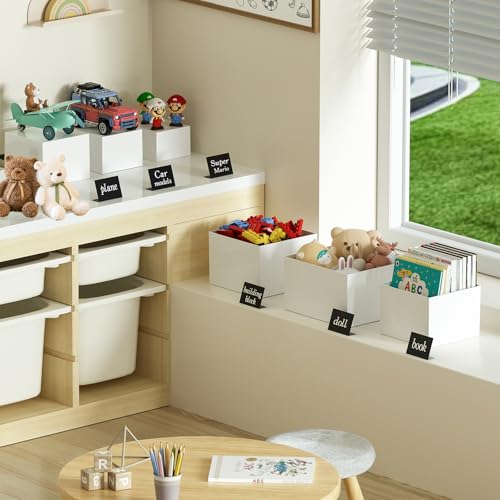 Afeeler 6 Stück Tortenständer, 5/6/7/8/9/10 Acryl Buffet Ständer, Dessertständer mit Hohlen Böden, Wiederverwendbar Display Organizer für Hochzeiten, Geburtstag, Partys, Cupcake, Weiß