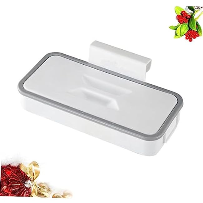 Cabilock Hanging Trash Bag Holder Multifunctional Over-cabinet Trash Rack for Kitchen Laundry and Bathroom Plastic Storage for Easy Installation and Space-saving Design