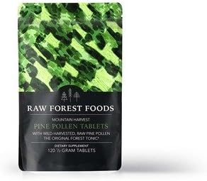 Pine Pollen Tablets (RAW) (Mountain Harvest)