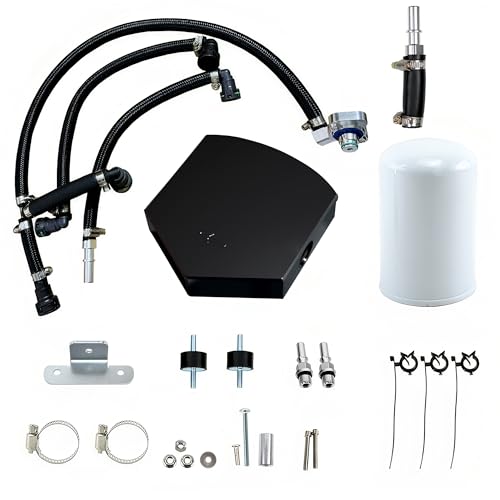 Upgraded Braided Tube CP4-6.7F-BP-G2.1 CP4 Disaster Prevention Bypass Kit Fit for 2011-2022 Ford F250 F350 F450 F550 Super Duty With 6.7L Powerstroke Diesel,Replace# 7031190