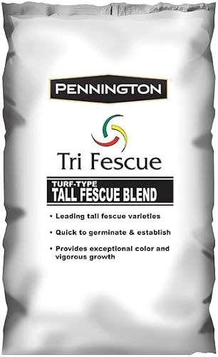 Pennington Tri-Fescue 50 LB Bag of Seed. Will Grow in Both Full Sun and Partial Shade Areas. Each Bag Covers 10,000 Square Feet When Overseeding Your Lawn with Gloves