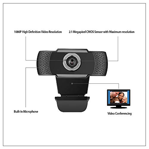 Adesso Cybertrack H4-Taa 1080P Hd Usb Webcam With Built-In Microphone Taa Compliant #TOP2