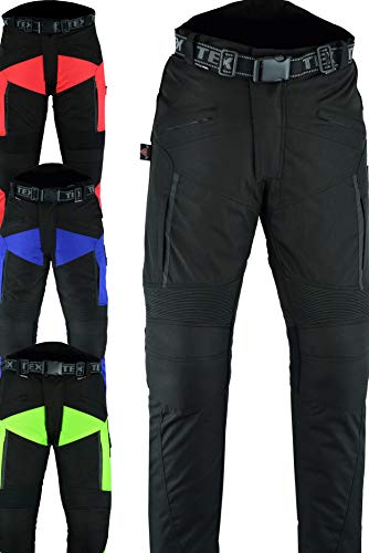 Motorbroek Texpeed voor heren waterdicht textiel met protectoren - in 4 kleuren