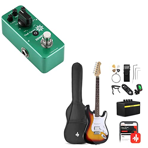 Donner Dst-100S 39 Inch Full Size Electric Guitar Kit With G Reverb Guitar Pedal - Verb Square Digital Reverb 7 Modes #TOP4